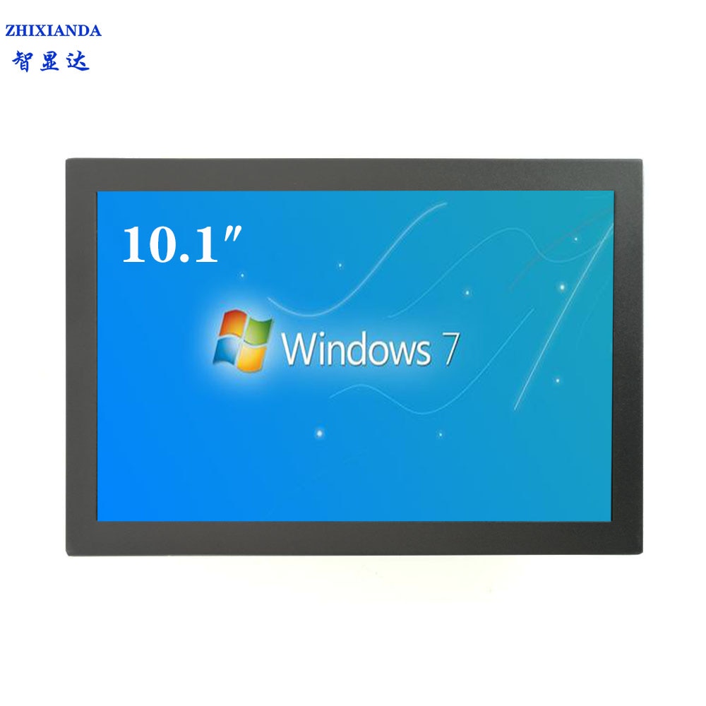 ZHIXIANDA ǰ 10.1 ġ FHD 1080P ݼ ̽ HDMI VGA USB AV Է    